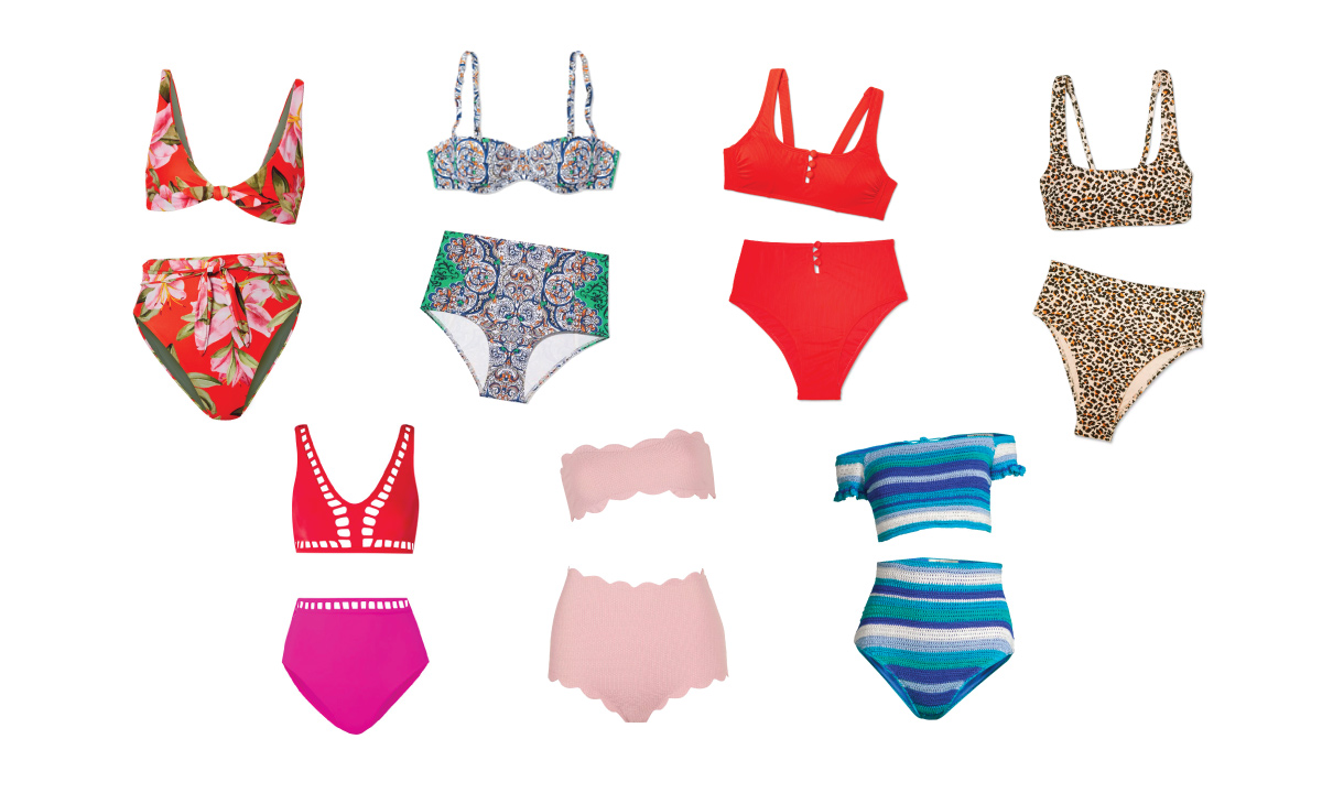 The Most Flattering High Waisted Bikini Options For Every Type Flight